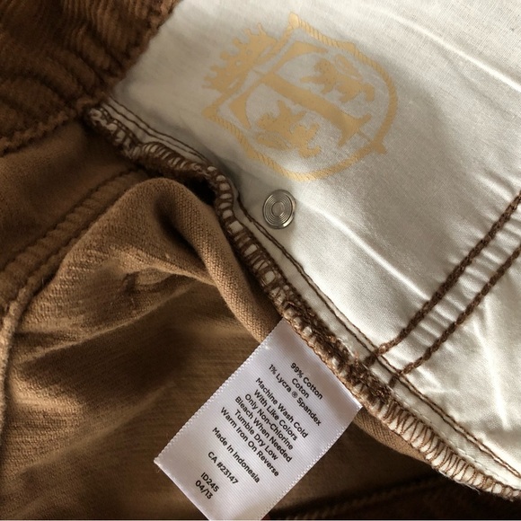 Talbots Petites Corduroy Mini Skirt in Tan Size 12P - Picture 9 of 10